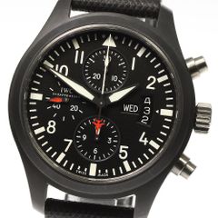 IWC IWC SCHAFFHAUSEN IW378901 パイロットウォッチ トップガン クロノグラフ デイデイト 自動巻き メンズ良品_758176