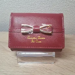 未使用　サマンサタバサプチチョイス　三つ折り財布　ミニ財布　リボン　ワインレッド　赤