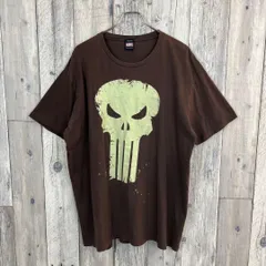 OLD MARVEL 00s マーベル パニッシャー プリント 半袖 Tシャツ