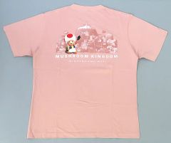 [중고] 티셔츠 키노피오 그래픽 티셔츠 핑크 XL 사이즈 [더 슈퍼 마리오 브라더스 영화 × UT]