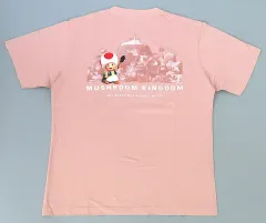【中古】Tシャツ キノピオ グラフィックTシャツ ピンク XLサイズ 「ザ・スーパーマリオブラザーズ・ムービー × UT」
