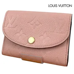 LOUIS VUITTON  ルイヴィトン　M81520　ポルトモネ・ロザリ　モノグラム　アンプラント　二つ折り財布　レディース　ローズバレリーヌ
