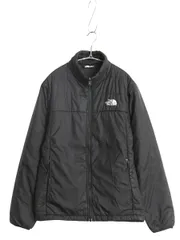 【お得なクーポン配布中!】 ノースフェイス 中綿 ナイロン ジャケット メンズ S 古着 アウトドア フルジップ ブルゾン ハイネック キルティング ワンポイント ブラック