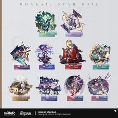 崩壊：スターレイル・公式　アクリルスタンド（知恵運命）姫子　ヘルタ　セーバル　景元　青雀　アルジェンティ　ジェイド　乱破　マダム・ヘルタ　アナイクス
