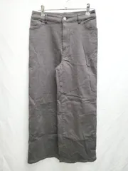 ◇ COMME CA ISM コムサイズム シンプル ワイドパンツ サイズ7 ブラウン レディース P  【1408200005150】