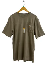 Carhartt (カーハート) Loose Fit Heavyweight S/S POCKET T-SHIRT ルーズ フィット ヘビーウェイト ポケットTシャツ K87-M 半袖 カットソー コットン100％ M デザートカーキ メンズ/004