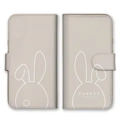 iPhone11Pro ケース 手帳型 アイフォン11 プロ スマホケース 携帯ケース デザイン うさぎ ウサギ 兎 シンプル くすみカラー ピンク グリーン ブルー 可愛い おしゃれ  スマホカバー カラー08