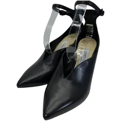 【未使用】JIMMY CHOO ジミーチュウ パンプス ヒール シューズ ポインテッドトゥ レザー ブラック [サイズ 36 (約23cm)]