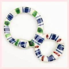 （５Ｐセット）瀬戸焼　箸置　十草　※陶器,個性的,シリーズ,ユニーク,高級感,レトロモダン,かわいい,可愛い,おしゃれ,お祝い事,新春,お正月,宴会,新年会,縁起,手描き,和柄,おもてなし,御膳,箸置き　◎2セット目以上大幅値引き対象商品♪