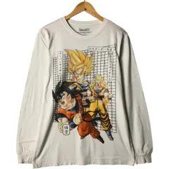 古着 DRAGONBALL Z ドラゴンボールZ キャラクタープリントロングTシャツ ロンT メンズM相当/eaa529834