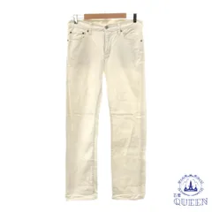 【訳アリ】 UNIQLO ユニクロ ボトムス カジュアルパンツ シンプル おしゃれ 長ズボン 大きいサイズ レディース ホワイト 32 901-11041 送料無料 古着