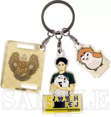 【中古】雑貨 赤葦京治 3チャームキーホルダー 「ハイキュー!!」