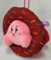 【中古】キーホルダー・マスコット(キャラクター) カービィ(チョコレート味) スイーツマスコット(ドーナッツ) 「星のカービィ25周年キャンペーン in ナムコ」