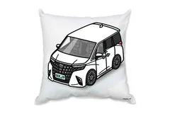 車種別ボディカラーが選べるクッション【ナンバー入れ可】 トヨタ アルファード Executive Lounge AAHH40W