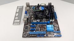 MSPK様専用 ASUS P8H61M-LE/USB3 Intel i7 3770 DDR3 1600 2GBx2(4GB) I/Oパネル付き 3枚セット