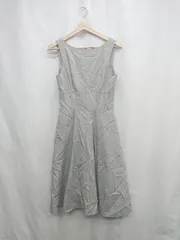 ◇ ⊂ Theory セオリー 膝下丈 ワンピース サイズ2 グレー系 レディース E  【1503050032933】