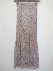 ◇ ⊂ GRL グレイル pm073 花柄レース ロング丈 マーメイド スカート サイズS ピンクベージュ系 レディース E  【1506180004375】