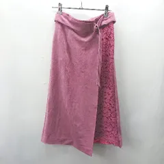 ◇ ⊂ Mystrada マイストラーダ レース ロング タイト スカート サイズ36 パープル系 レディース E  【1503050035774】