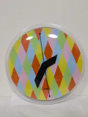 アレッシ　Alessi 壁掛け時計 イエロー　デザイン：マイケル・グレイブス アレッシAlessi 壁掛け時計 イエローデザイン：マイケル・グレイブス
