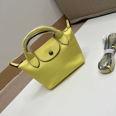 LONGCHAMP ミニトートバッグ 2way ショルダーバッグ #レモン