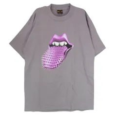 BFLH バンドTシャツ 古着 グレー ローリングストーンズ スパイクタン 国旗 BFLH バンドTシャツ 古着 グレー ローリングストーンズ スパイク