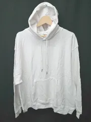 ◇ Θ ◎ ●未使用● WEGO タグ付き オーバーサイズ 長袖 プルオーバー パーカー サイズＭ ホワイト レディース メンズ E  【1506110008961】