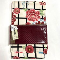 KIMONO MODERN リバーシブル半幅帯 花柄 - メルカリ