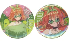 【中古】バッジ・ピンズ 中野四葉 缶バッジ2個セット 「きゃらっとくじ 五等分の花嫁＊ ～Vivid City Rhythm～」 E-4賞