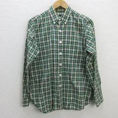 z■エフエーティー/FAT 長袖BDチェックシャツ【TITCH】緑/men's/9【中古】■