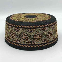 中央アジア シルクロード/トルクメン族の手工芸品Tahya(魔除けの被り物