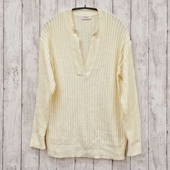 【 BEAUTY&YOUTH UNITED ARROWS 】ビューティアンドユースユナイテッドアローズ 7ゲージオープンワークスキッパーネックニットプルオーバー -ウォッシャブル-