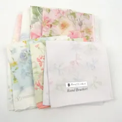 ピエール・バルマン/ウンガロ他 ハンカチ 7点セット 花柄など ブランド まとめて 大量 レディース 【中古】