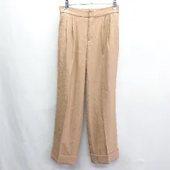 ◇ Θ MURUA ムルーア ストレートパンツ サイズM ライトブラウン レディース E  【1408220040209】