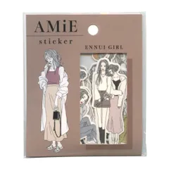 Amie sticker アミ ステッカー かわいい フレークシール (アンニュイガール) [アンニュイガール]
