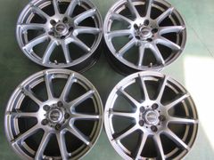 送料込み！　シュナイダー　SCHNEIDER　17インチ　7.0J　114.3　5H　+38　アルミホイール4枚セット