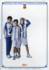 【中古】下敷き(男性アイドル) 加藤将(乾貞治)＆吉村駿作(桃城武)＆牧島輝(海堂薫) A5オリジナル下敷き 「ミュージカル 『テニスの王子様』 3rdシーズン 青学 vs 立海」 テニミュDVDフェア