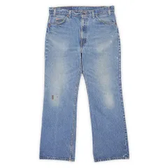 リーバイス Levi's 90s 90年代 517 デニムパンツ ジーンズ ブーツカット フレア MADE IN USA アメリカ製 501 505 646 ヴィンテージ 古着 メンズ ズボン・パンツ ブルー W36 L30【中古】