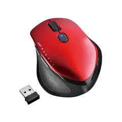 バッファロー BUFFALO 無線 BlueLED 5ボタン ネオフィットマウス Sサイズ レッド BSMBW515SRD 1のサムネイル