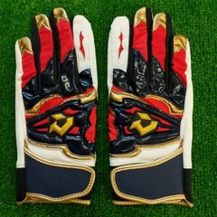 25％引 ディマリニ バッティング手袋 両手用 ネイビー×レッド WB5738004