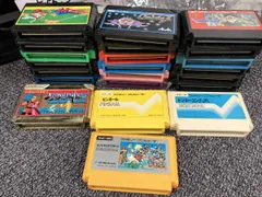 ジャンク ファミコン　カセット　まとめ売り　ファミスタ　ドラクエ　マッピー　ダウンタウン　ゼビウス　など　22本