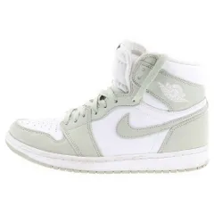 NIKE (ナイキ) WMNS AIR JORDAN 1 HIGH OG SEAFOAM ウィメンズ エアジョーダン1 シーフォーム ハイカットスニーカー ホワイト/グリーン US10.5/27.5cm CD0461-002