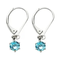 【11月 × シルバー】[Cream dot. クリームドット公式]フック 金属アレルギー ニッケルフリー 揺れる 誕生月カラー 誕生月色 キュービックジルコニア 一粒ビジュー 大人