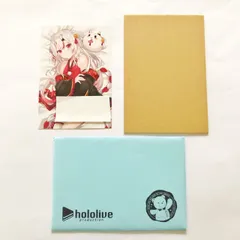 ホロライブ 百鬼あやめ 活動三周年記念 箔押し複製サイン入りポストカード 【I1525-007】081