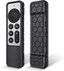 Fintie for 2021 Apple TV 4K / 2022 Apple TV 4K 第3世代 / 2021 Apple TV HD リモコンカバー シリコン保護ケース 軽量 滑りとめ 耐衝撃 握りやすい Apple TV Siriのサムネイル
