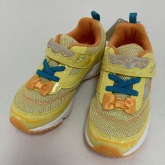 新品タグ付き　瞬足　レモンパイ　リボン付き　イエロー　１７．０ｃｍ