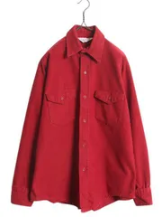 【お得なクーポン配布中!】 70s USA製 FROSTPROOF コットン シャモア クロス シャツ メンズ M / ヴィンテージ 長袖シャツ ネルシャツ ヘビーウェイト フランネル 無地