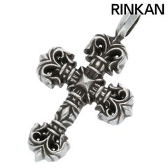クロムハーツ ×シルバー  CHARM FILIGREE TINY/タイニーフィリグリー チャーム/シルバーネックレストップ メンズ