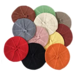 ニットベレー帽