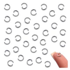 丸カン 5ｍｍ シルバー 200個 ジャンプリング 丸環 マルカン 金具 基礎パーツ 接続金具 アクセサリー ハンドメイド 手芸 パーツ BD4151