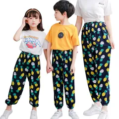 送料無料 H.パイン 子供用 韓国子供服 長ズボン ロングパンツ 薄い 薄手 虫よけパンツ 涼しい 速乾 軽量 親子コーデ リンクコーデ おしゃれ ボトムス 春 夏 90cm 100cm 110cm 120cm 130cm 140cm 150cm